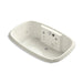 KOHLER K-1457-AH-96 Portrait 67" x 42" drop-in Effervescence bath with spa package