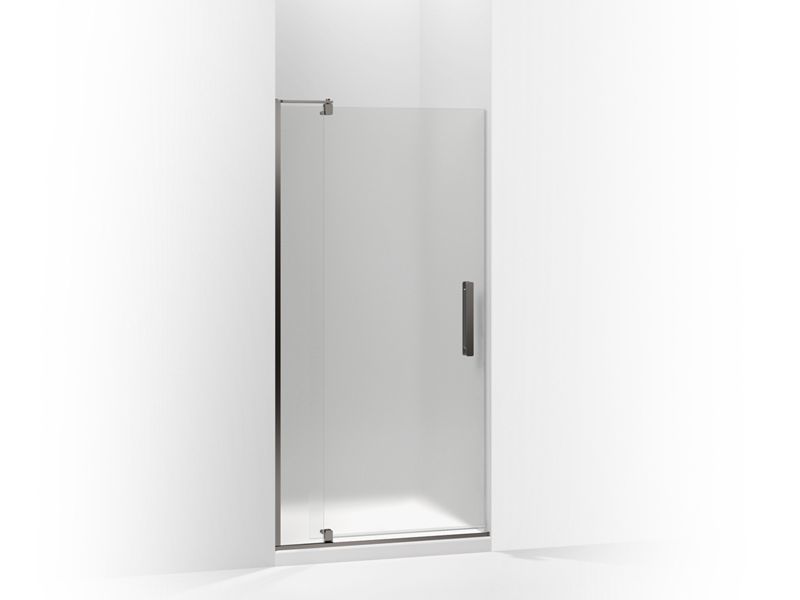 KOHLER K-707516-D3 Revel Pivot shower door, 74" H x 31-1/8 - 36" W, with 5/16" thick Frosted glass