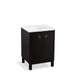 KOHLER K-99500-LG-1WU Jacquard 24" bathroom vanity cabinet with furniture legs and 2 doors