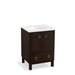 KOHLER K-99501-LG-1WB Jacquard 24" bathroom vanity cabinet with furniture legs, 2 doors and 1 drawer