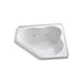 KOHLER K-1154-FH-0 5454 54" x 54" alcove whirlpool with integral flange and heater