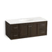 KOHLER K-99522-1WC Damask 48" wall-hung bathroom vanity cabinet with 2 doors and 4 drawers