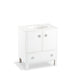 KOHLER K-99503-LG-1WA Jacquard 30" bathroom vanity cabinet with furniture legs, 2 doors and 1 drawer