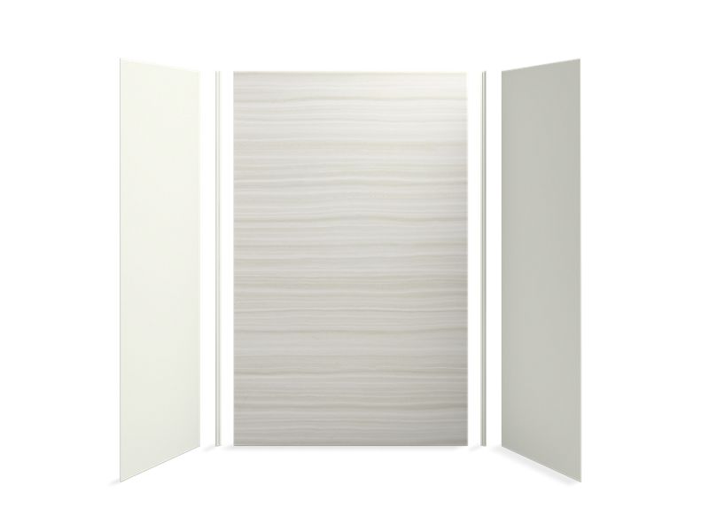 KOHLER 97615-7NY Choreograph 60" X 32" X 96" Shower Wall Kit in VeinCut Dune with Dune accents