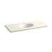 KOHLER K-2891-1 Ceramic/Impressions 49" Vitreous china vanity top with integrated oval sink