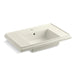 KOHLER K-2758-1-96 Tresham 30" pedestal bathroom sink basin with single faucet hole