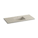 KOHLER K-2783-1 Ceramic/Impressions 49" Vitreous china vanity top with integrated rectangular sink