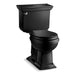 KOHLER 3933-U Memoirs Stately Two-piece round-front 1.28 gpf chair height toilet with insulated tank