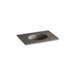 KOHLER K-2796-1 Ceramic/Impressions 31" oval vanity-top bathroom sink with single faucet hole