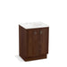 KOHLER K-99500-TK-1WE Jacquard 24" bathroom vanity cabinet with toe kick and 2 doors