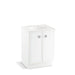 KOHLER K-99500-TK-1WA Jacquard 24" bathroom vanity cabinet with toe kick and 2 doors
