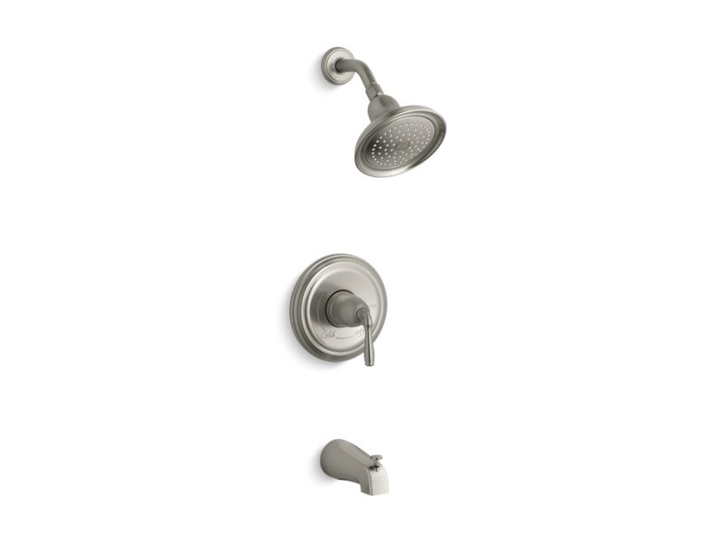 KOHLER K-TS395-4 Devonshire Rite-Temp bath and shower trim with NPT spout and 2.5 gpm showerhead