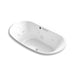KOHLER K-5718-H2-0 Underscore Oval 72" x 42" drop-in whirlpool with heater without jet trim