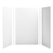 KOHLER 97616-T01-0 Choreograph 60" X 36" X 96" Shower Wall Kit, Brick Texture in White