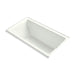 KOHLER K-855-R Tea-for-Two 66" x 36" alcove bath with integral flange and right-hand drain