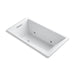 KOHLER K-1173-GVBCW-0 Underscore Rectangle 66" x 36" drop-in VibrAcoustic + BubbleMassage(TM) Air Bath with Bask(TM) heated surface and chromatherapy