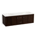 KOHLER K-99524-SD-1WB Damask 60" wall-hung bathroom vanity cabinet with 2 doors and 2 drawers, split top drawer