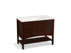 KOHLER K-99568-1WG Marabou 42" bathroom vanity cabinet with 1 door and 4 drawers