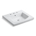 KOHLER K-2956-8-0 Persuade Curv Vanity-top bathroom sink with 8" widespread faucet holes