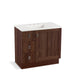 KOHLER K-99533-TKL-1WE Poplin 36" bathroom vanity cabinet with toe kick, 1 door and 3 drawers on left