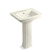 KOHLER 2359-4 Archer Pedestal bathroom sink with 4" centerset faucet holes
