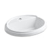 KOHLER K-2992-1-0 Tresham Oval Drop-in bathroom sink with single faucet hole