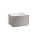 KOHLER K-99540-1WT Jute 30" wall-hung bathroom vanity cabinet with 2 doors