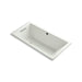 KOHLER K-1167-GW-NY Underscore Rectangle 60" x 30" drop-in BubbleMassage(TM) Air Bath with Bask heated surface and reversible drain