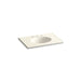 KOHLER K-2796-8 Ceramic/Impressions 31" Vitreous china vanity top with integrated oval sink