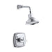KOHLER TS16234-3-CP Margaux Rite-Temp Shower Valve Trim With Cross Handle And 2.5 Gpm Showerhead in Polished Chrome
