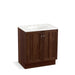 KOHLER K-99515-TK-1WE Damask 30" bathroom vanity cabinet with toe kick and 2 doors