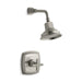 KOHLER TS16234-3-BN Margaux Rite-Temp Shower Valve Trim With Cross Handle And 2.5 Gpm Showerhead in Vibrant Brushed Nickel