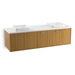 KOHLER K-99550-SD-1WN Jute 72" wall-hung bathroom vanity cabinet with 4 doors and 1 split drawer