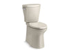 KOHLER 20197-G9 Betello Comfort Height Two-Piece Elongated 1.28 Gpf Chair Height Toilet in Sandbar