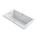KOHLER K-1173-H2-0 Underscore Rectangle 66" x 36" drop-in whirlpool with heater without jet trim