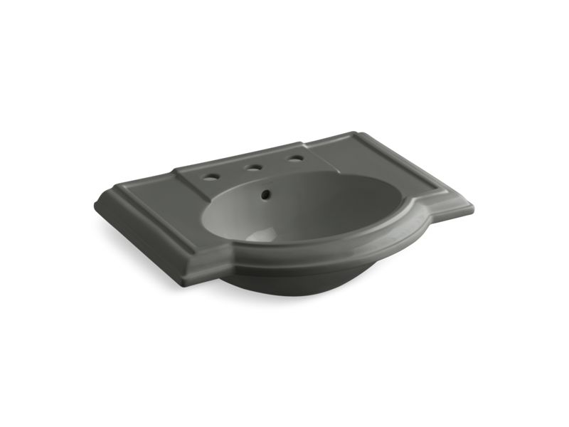 KOHLER K-2295-8-58 Devonshire Bathroom sink with 8" widespread faucet holes