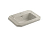 KOHLER K-2325-1-G9 Kathryn Drop-in bathroom sink with single faucet hole