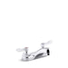 KOHLER K-400T20-4AKA Triton Bowe 1.0 gpm centerset bathroom sink faucet with aerated flow and lever handles, drain not included