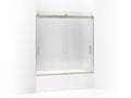 Crystal Clear glass with Anodized Brushed Nickel frame