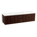 KOHLER K-99525-SD-1WG Damask 72" wall-hung bathroom vanity cabinet with 4 doors and 2 drawers, split top drawer