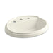KOHLER K-2992-8-96 Tresham Oval Drop-in bathroom sink with 8" widespread faucet holes