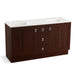 KOHLER K-99537-TK-1WG Poplin 60" bathroom vanity cabinet with toe kick, 2 doors and 3 drawers
