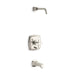 KOHLER T16233-3L-SN Margaux Rite-Temp(R) Bath And Shower Trim Set With Push-Button Diverter And Cross Handle, Less Showerhead in Vibrant Polished Nickel