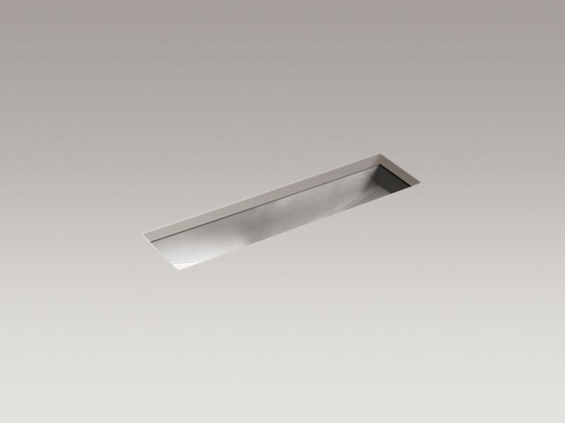 KOHLER K-3187-NA Undertone 33" x 8-1/4" x 6-5/16" undermount single-bowl kitchen sink