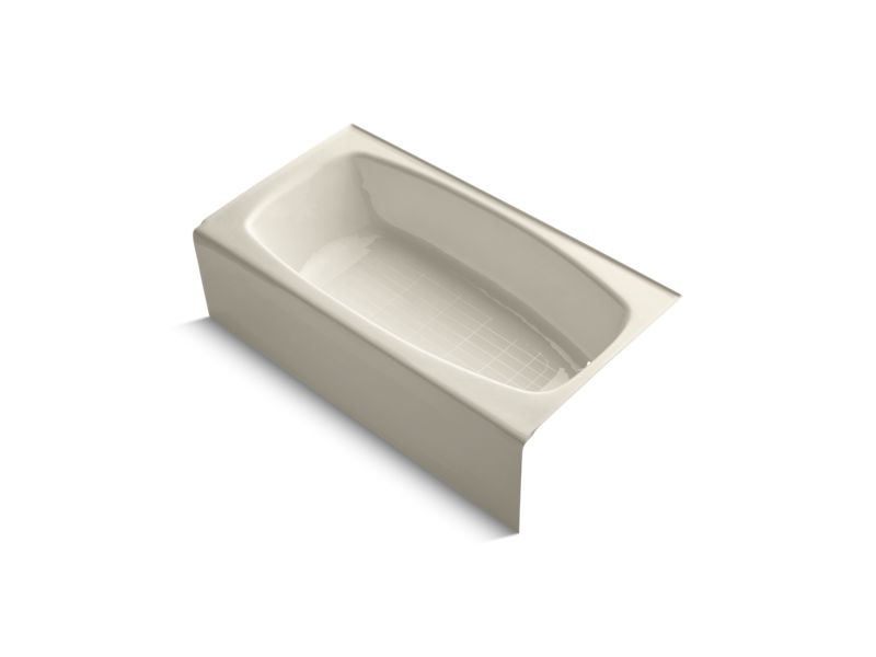 KOHLER K-520-47 Dynametric 60" x 32" alcove bath with right-hand drain