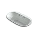 KOHLER K-5716-GW-95 Underscore Oval 66" x 36" drop-in BubbleMassage(TM) Air Bath with Bask(TM) heated surface