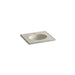 KOHLER K-2791-1 Ceramic/Impressions 25" oval vanity-top bathroom sink with single faucet hole