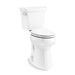 KOHLER K-25224 Highline Tall Two-piece elongated 1.28 gpf tall height toilet