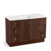 KOHLER K-99535-TK-1WE Poplin 48" bathroom vanity cabinet with toe kick, 2 doors and 6 drawers