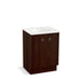 KOHLER K-99500-TK-1WB Jacquard 24" bathroom vanity cabinet with toe kick and 2 doors